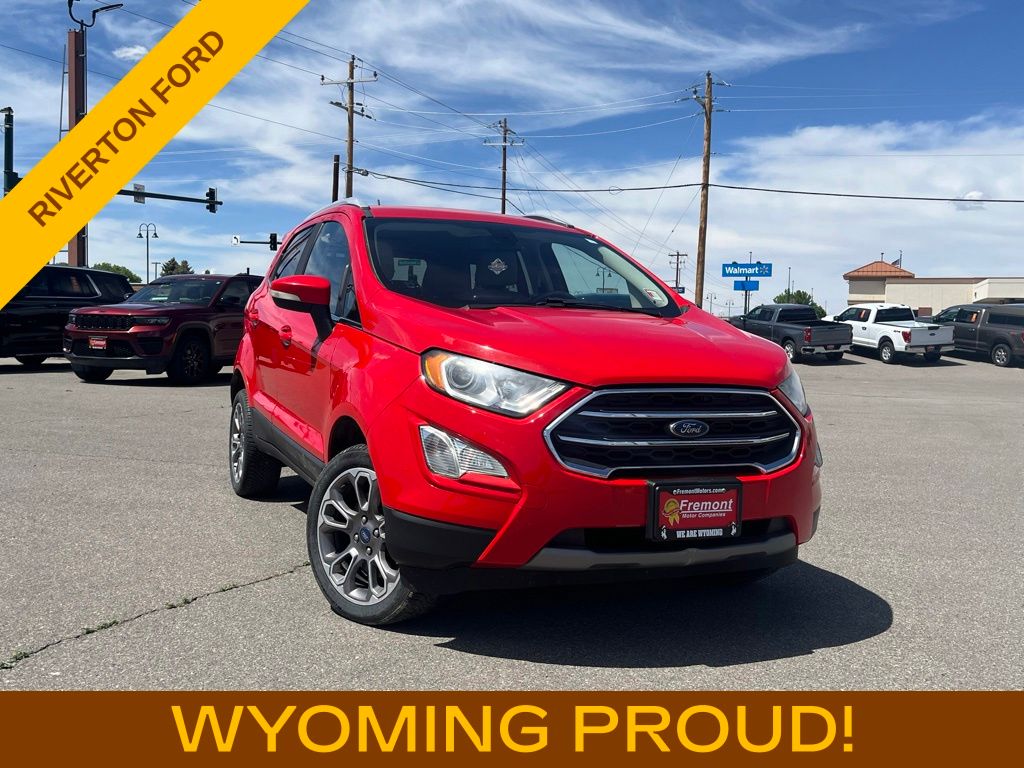 Race Red 2020 Ford EcoSport Titanium AWD SUV / Crossover All-Wheel Drive 6-Speed Automatic