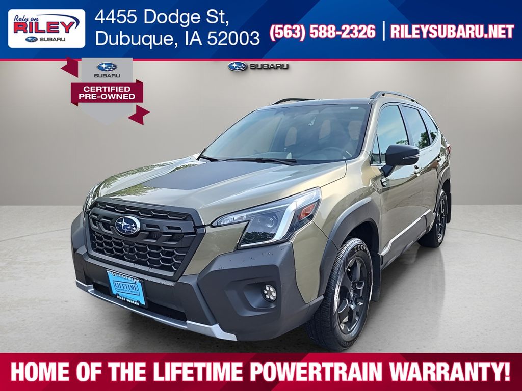 Autumn Green Metallic 2022 Subaru Forester SUV / Crossover All-Wheel Drive Continuously Variable Transmission