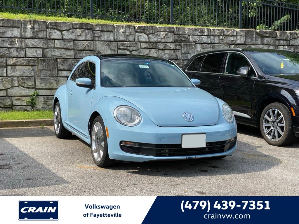 Denim Blue 2015 Volkswagen Beetle Hatchback Front-Wheel Drive 6-Speed Automatic