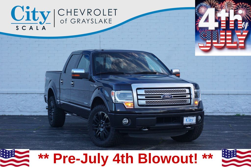 Tuxedo Black Metallic 2014 Ford F-150 Pickup Truck Four-Wheel Drive 6-Speed Automatic