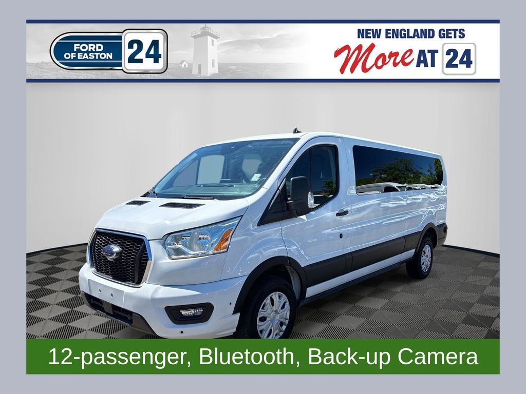 Oxford White 2024 Ford Transit Passenger Van Rear-Wheel Drive