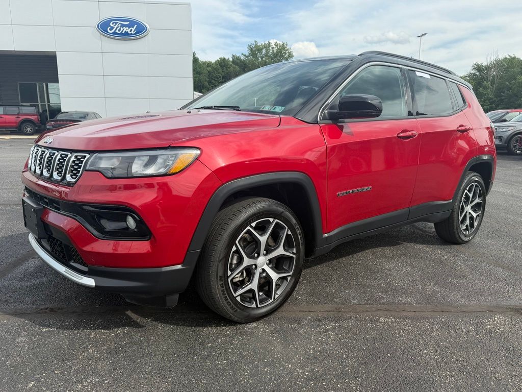 2024 Jeep Compass Limited Red at Klick Lewis Buick Chevrolet
