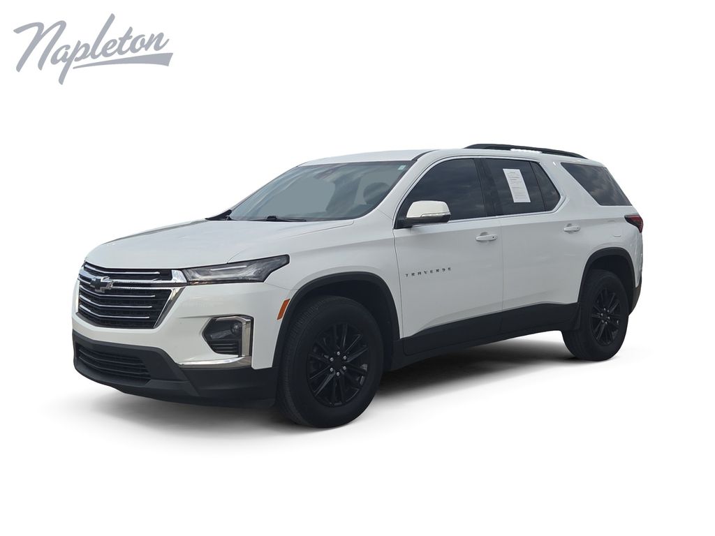 Summit White 2023 Chevrolet Traverse SUV / Crossover Front-Wheel Drive 9-Speed Automatic