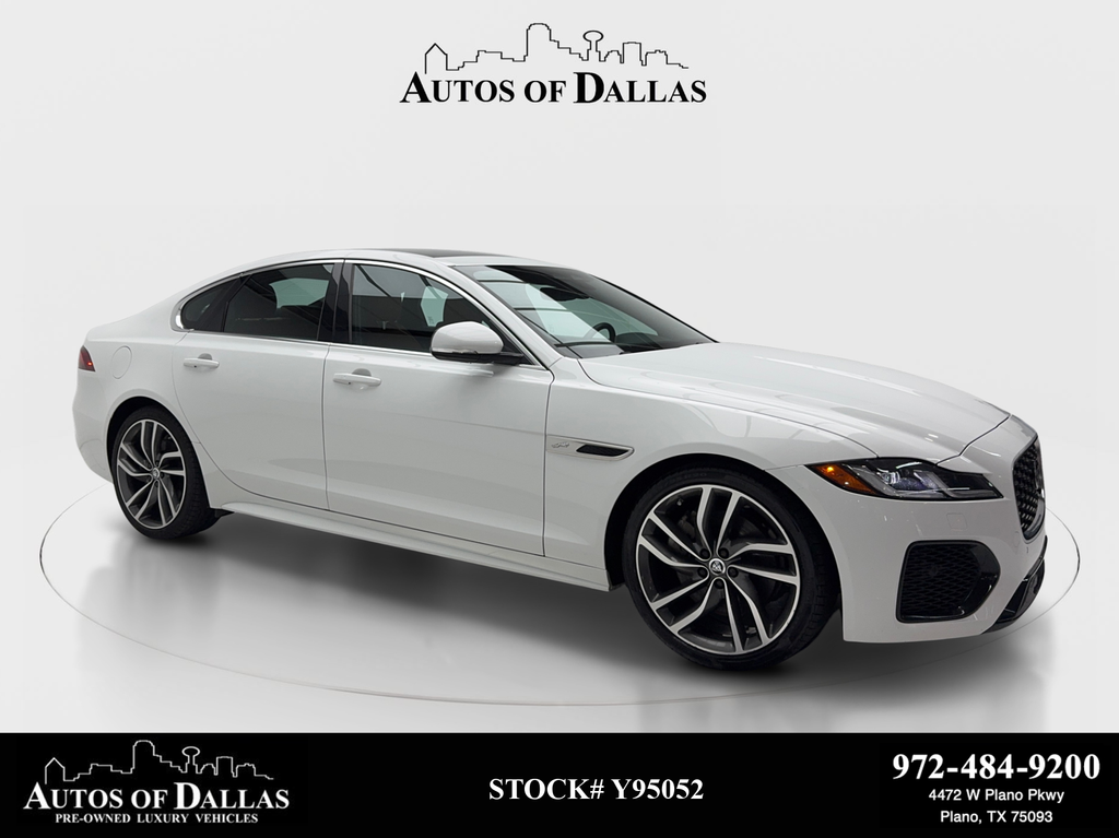 White 2024 Jaguar XF Sedan Rear-Wheel Drive 8-Speed Automatic