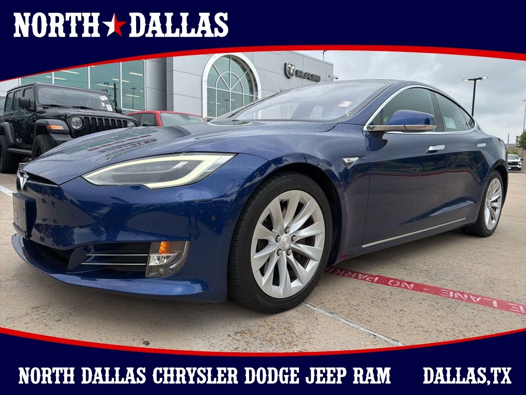 Blue 2016 Tesla Model S 60D AWD Sedan All-Wheel Drive 1-Speed Automatic