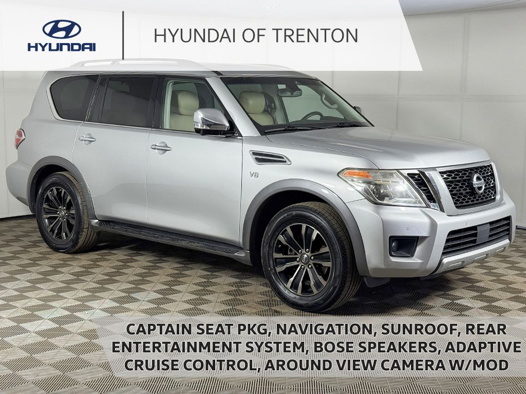 Brilliant Silver 2017 Nissan Armada SUV / Crossover Four-Wheel Drive 7-Speed Automatic