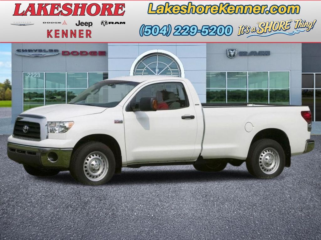 Red (Maroon) 2008 Toyota Tundra Pickup Truck 4X2 6-Speed Automatic