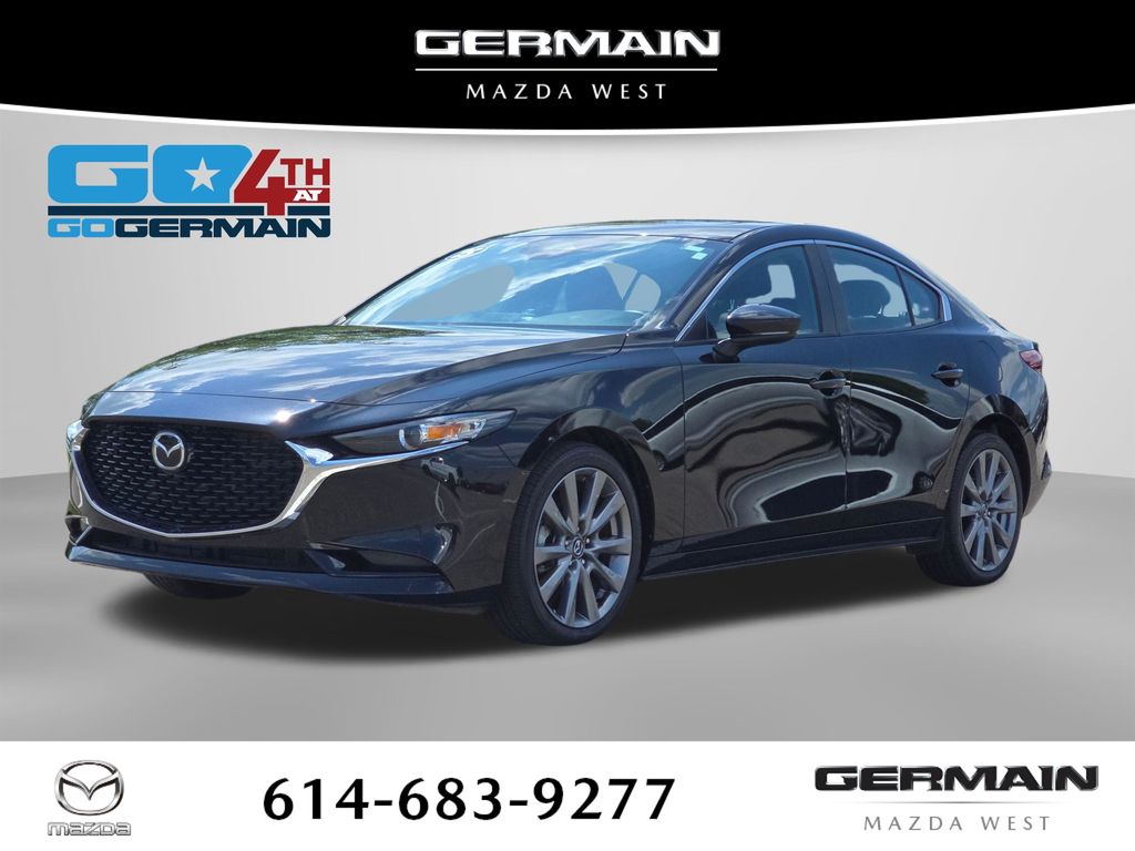 Jet Black Mica 2025 Mazda MAZDA3 Sedan Front-Wheel Drive 6-Speed Automatic