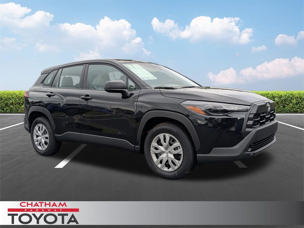 Jet Black 2026 Toyota Corolla Cross L FWD SUV / Crossover Front-Wheel Drive Continuously Variable Transmission