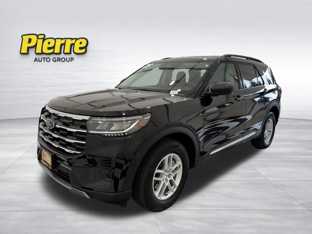 Black Metallic 2025 Ford Explorer SUV / Crossover All-Wheel Drive Automatic