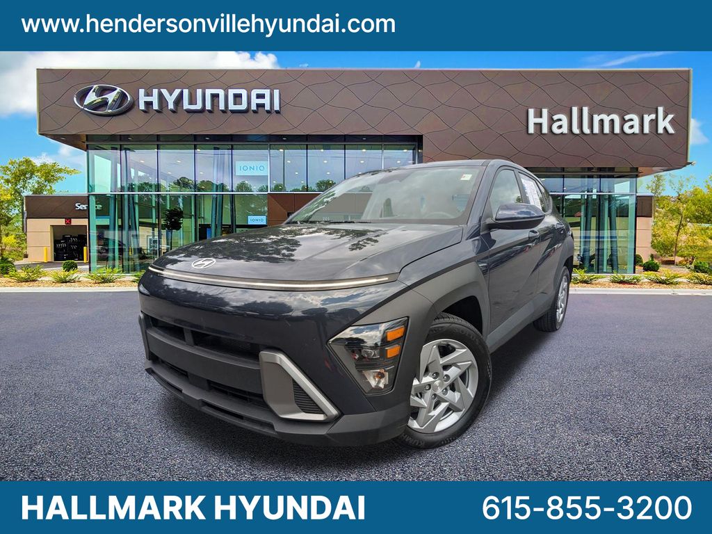 Denim Blue 2025 Hyundai Kona SUV / Crossover Front-Wheel Drive Continuously Variable Transmission