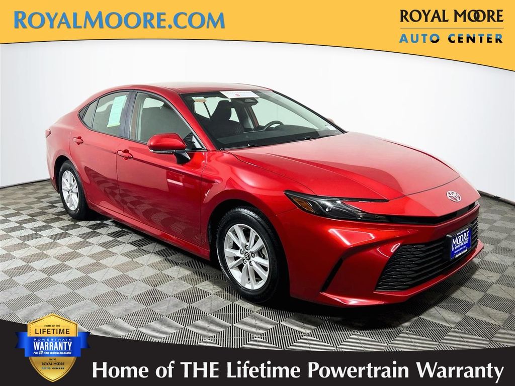 Supersonic Red 2025 Toyota Camry Sedan Front-Wheel Drive Continuously Variable Transmission