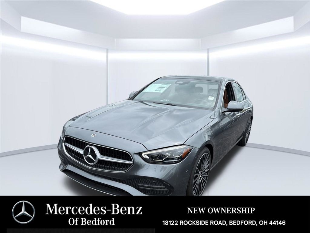 Silver Metallic 2026 Mercedes-Benz C-Class Sedan All-Wheel Drive 9-Speed Automatic