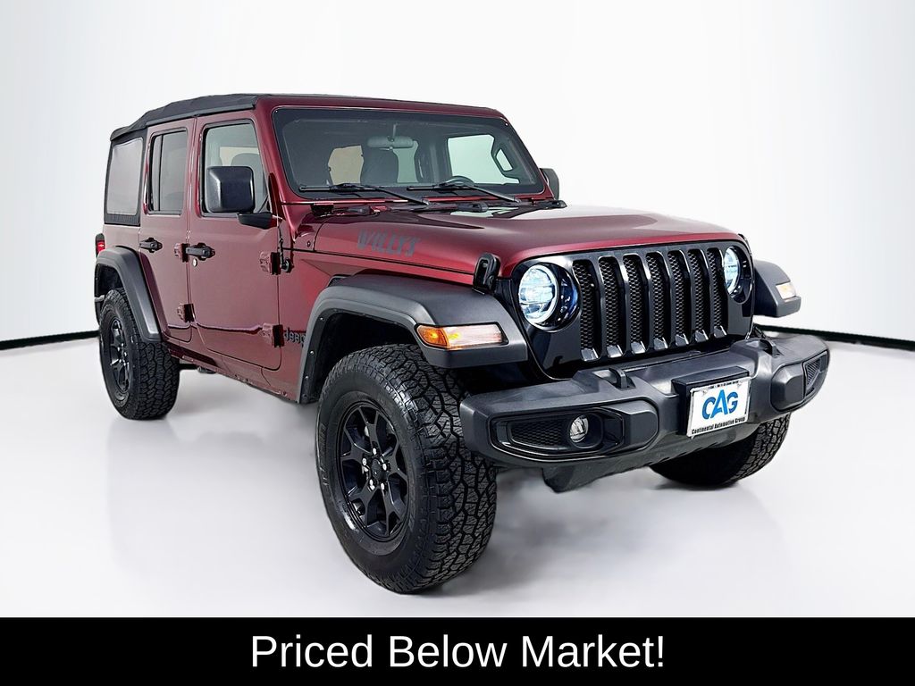 Used Car 2021 Jeep Wrangler  Unlimited Willys For Sale Under $30,000 In Austin, Texas