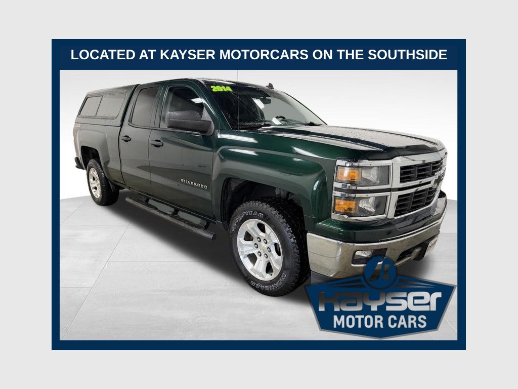 Rainforest Green Metallic 2014 Chevrolet Silverado 1500 Pickup Truck Four-Wheel Drive 6-Speed Automatic Overdrive