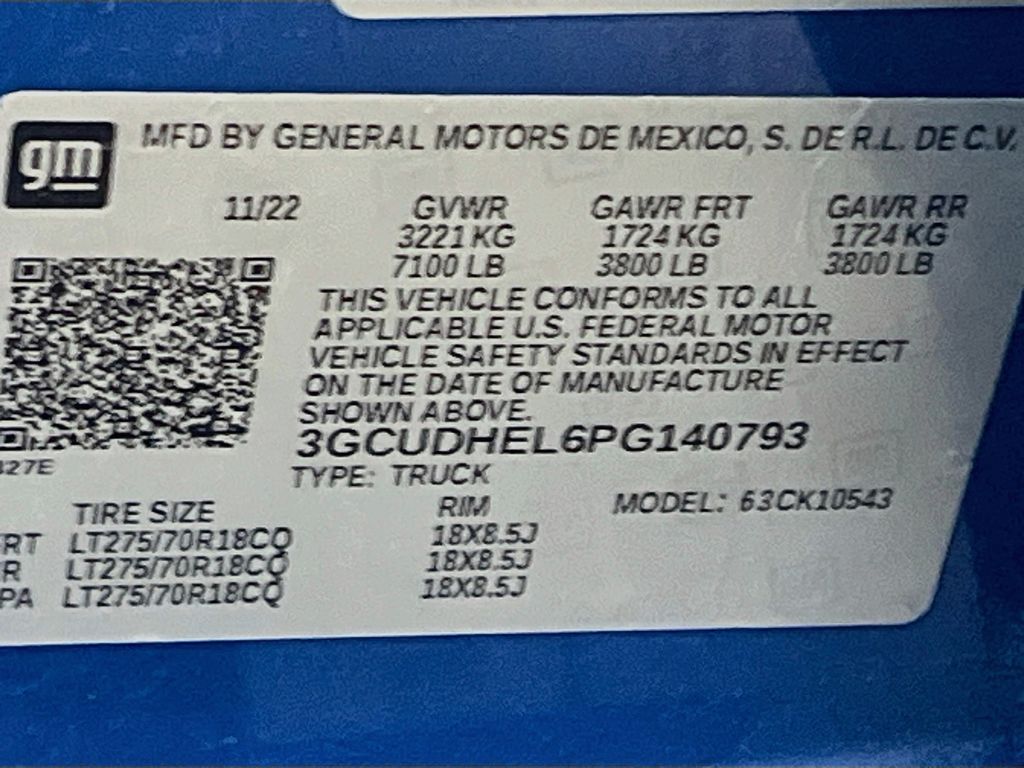 Used 2023 Glacier Blue Metallic Chevrolet ZR2 image 34