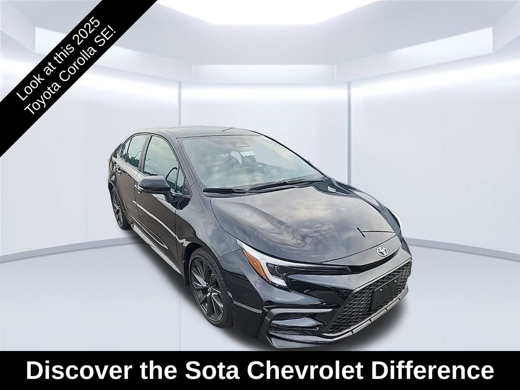 Midnight Black Metallic 2025 Toyota Corolla Sedan Front-Wheel Drive Continuously Variable Transmission