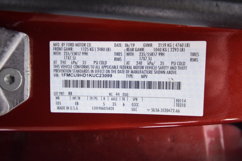 used 2019 Ford Escape car, priced at $15,000