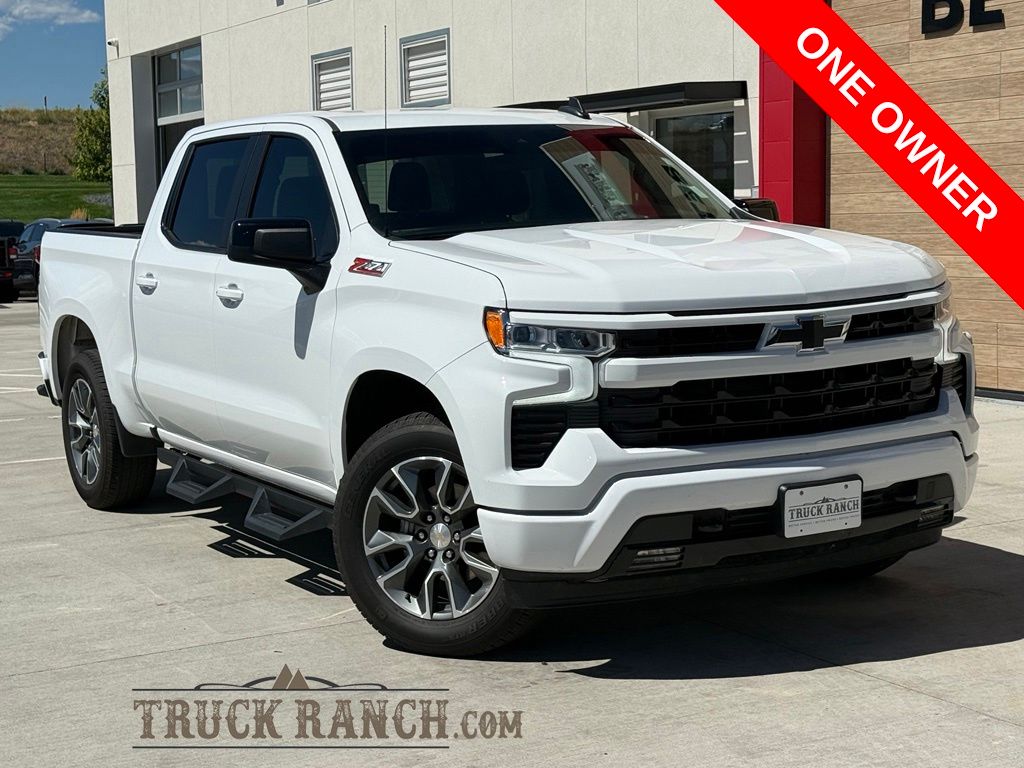 2024 Summit White Chevrolet Silverado 1500 RST 4X4 Truck