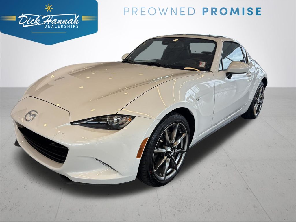 Snowflake White Pearl Mica 2023 Mazda MX-5 Miata Convertible Rear-Wheel Drive 6-Speed Manual