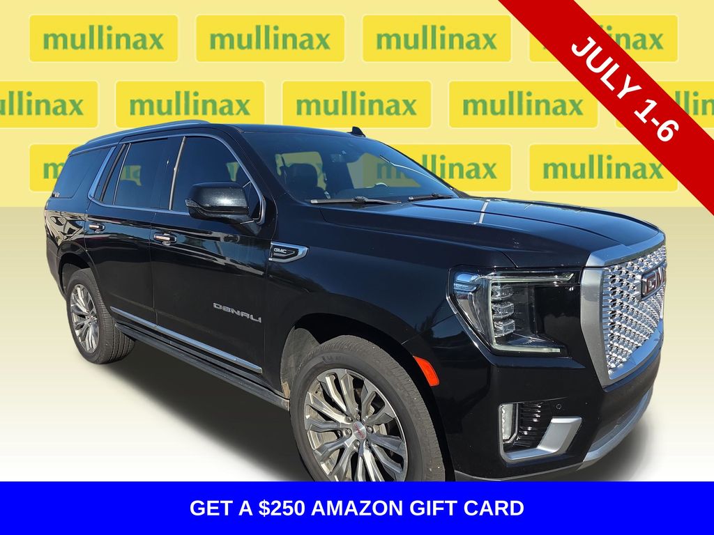 Onyx Black 2021 GMC Yukon SUV / Crossover Four-Wheel Drive