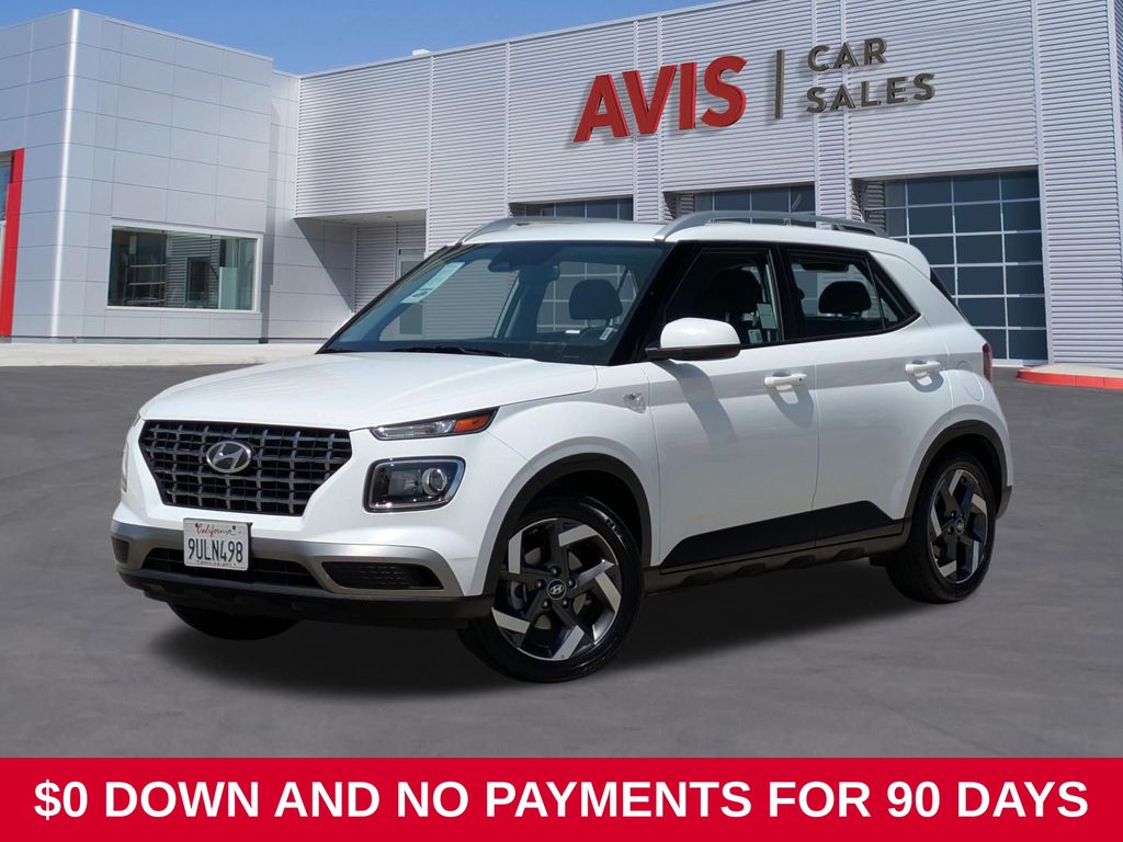 Lunar White 2025 Hyundai Venue SUV / Crossover Front-Wheel Drive Continuously Variable Transmission