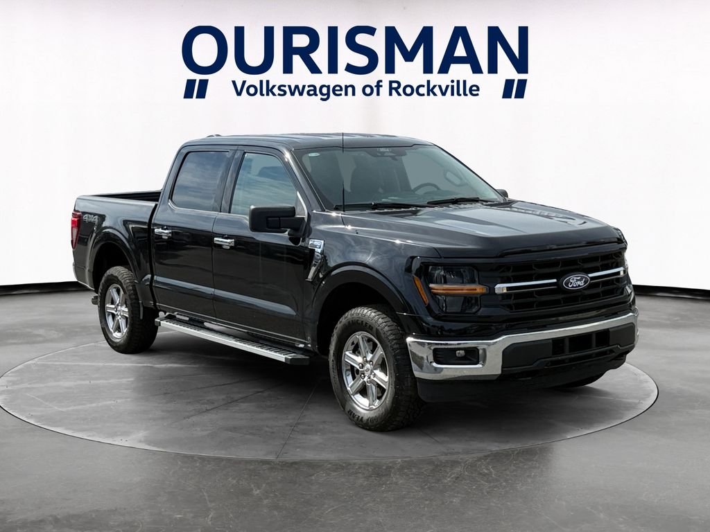 Black Metallic 2025 Ford F-150 Pickup Truck Four-Wheel Drive Automatic