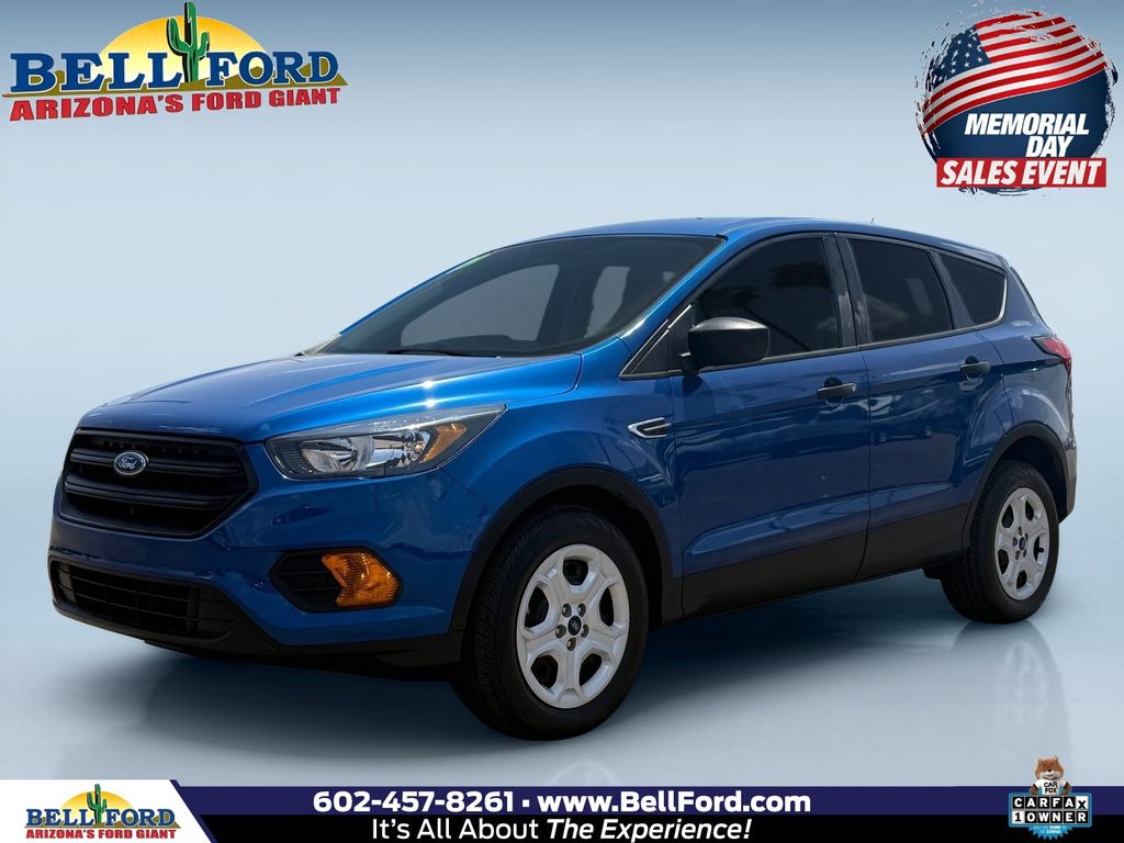 Lightning Blue Metallic 2019 Ford Escape S FWD SUV / Crossover Front-Wheel Drive 6-Speed Automatic