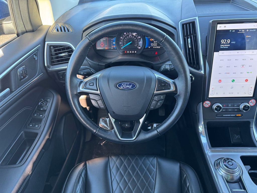 2024 Ford Edge Titanium Blue at North Houston Mitsubishi