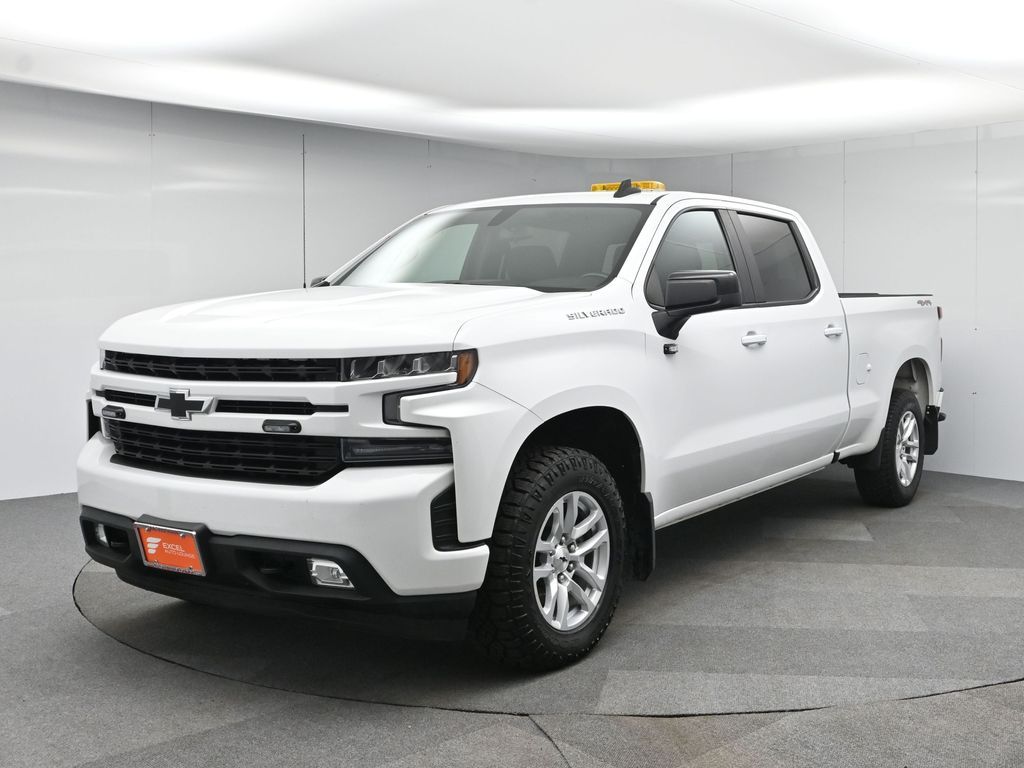 Summit White 2019 Chevrolet Silverado 1500 Pickup Truck Four-Wheel Drive 8-Speed Automatic