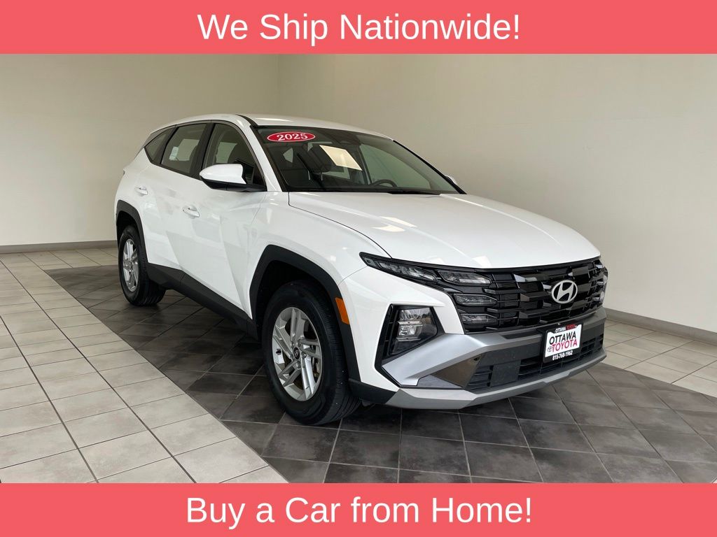Serenity White Pearl 2025 Hyundai Tucson SUV / Crossover All-Wheel Drive 8-Speed Automatic