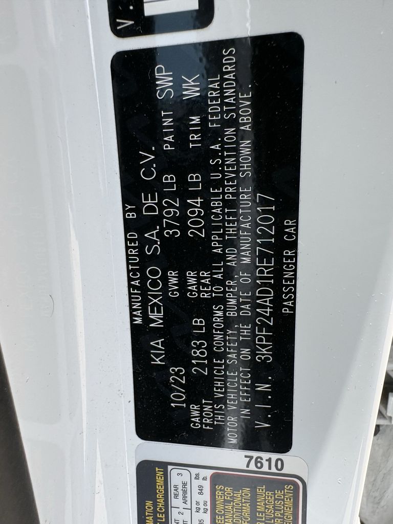 2024 Kia Forte LXS White at DeMontrond Auto Country