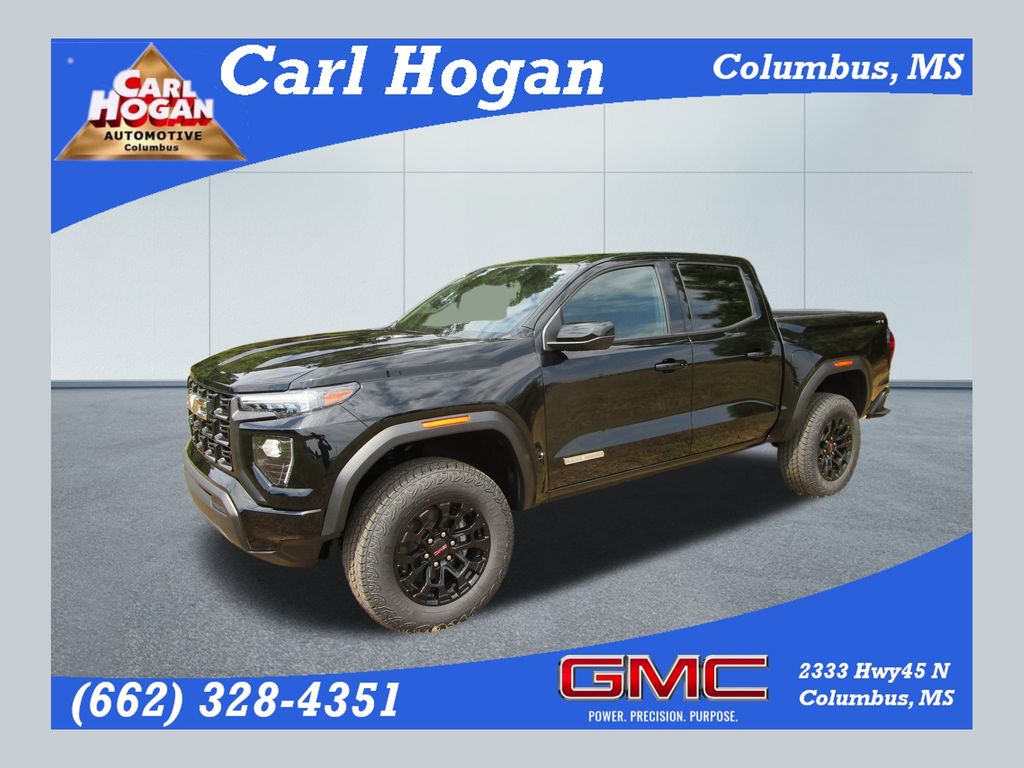 Onyx Black 2026 GMC Canyon Elevation Crew Cab 4WD Pickup Truck Four-Wheel Drive 8-Speed Automatic
