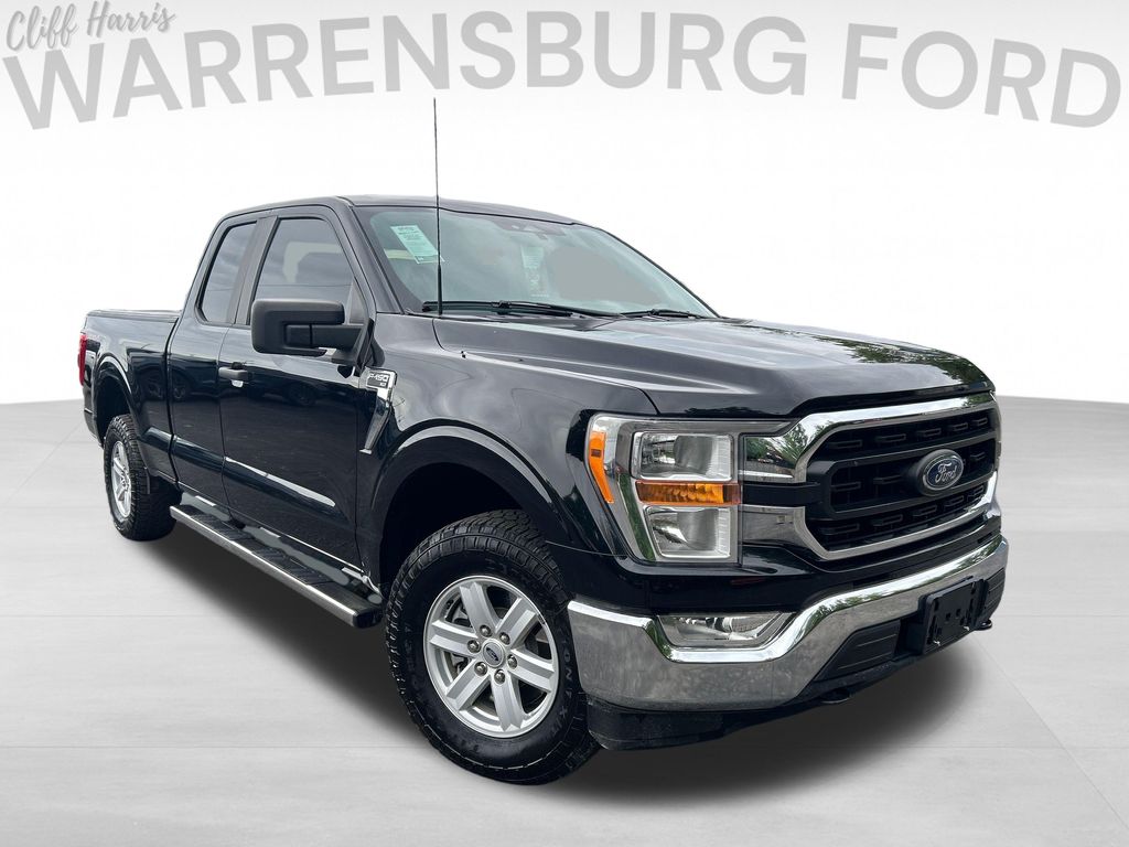 Black Metallic 2022 Ford F-150 Pickup Truck Four-Wheel Drive Automatic
