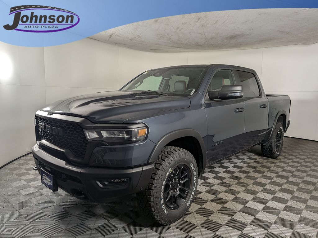 Forged Blue Metallic 2026 RAM 1500 Pickup Truck Four-Wheel Drive 8-Speed Automatic