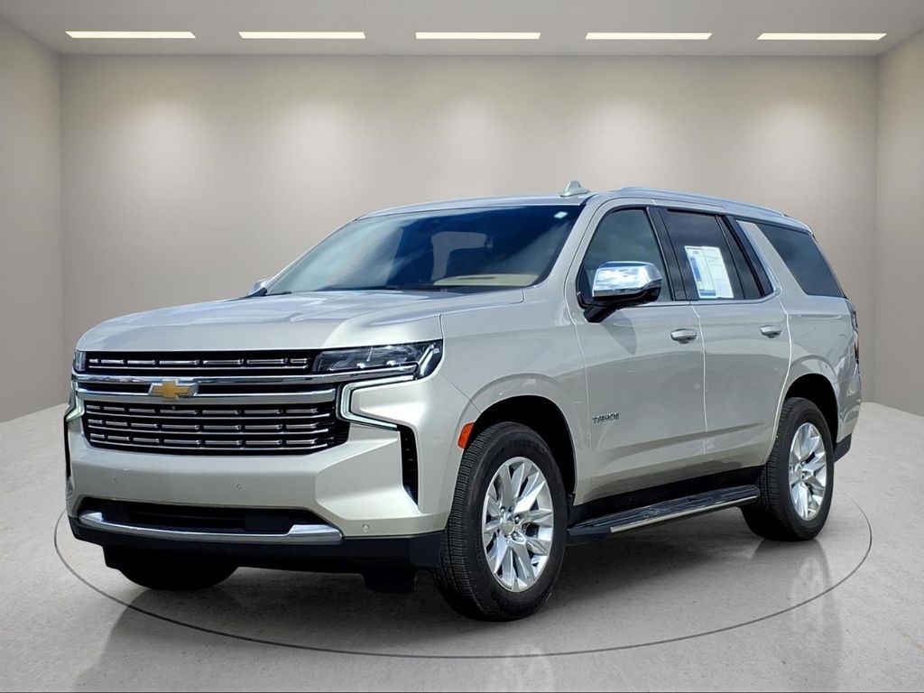 Brown (Empire Beige Metallic) 2021 Chevrolet Tahoe SUV / Crossover Four-Wheel Drive Automatic
