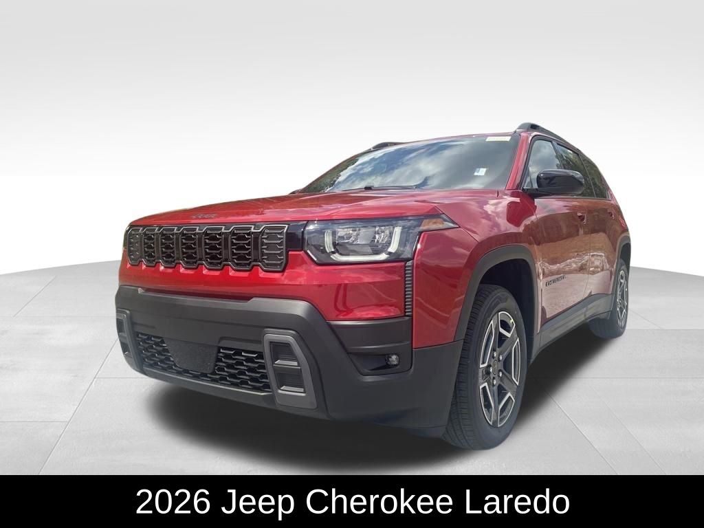 Red 2026 Jeep Cherokee SUV / Crossover Four-Wheel Drive Continuously Variable Transmission