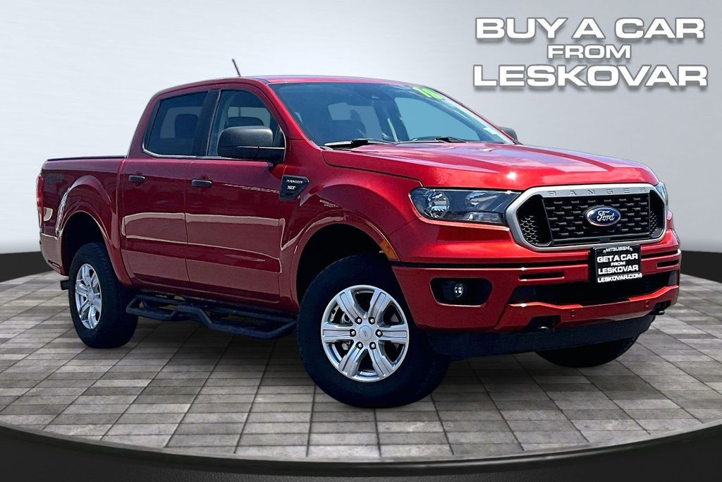 Hot Pepper Red Metallic Tinted Clearcoat 2019 Ford Ranger Pickup Truck Four-Wheel Drive Automatic