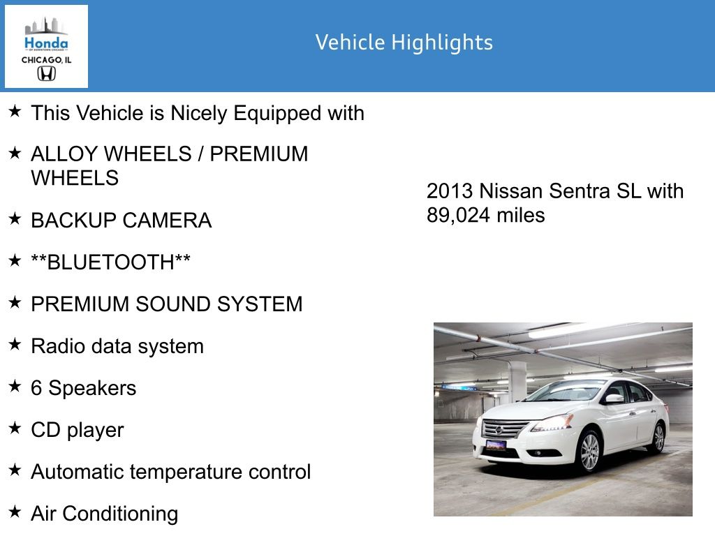 2013 Nissan Sentra SL 7