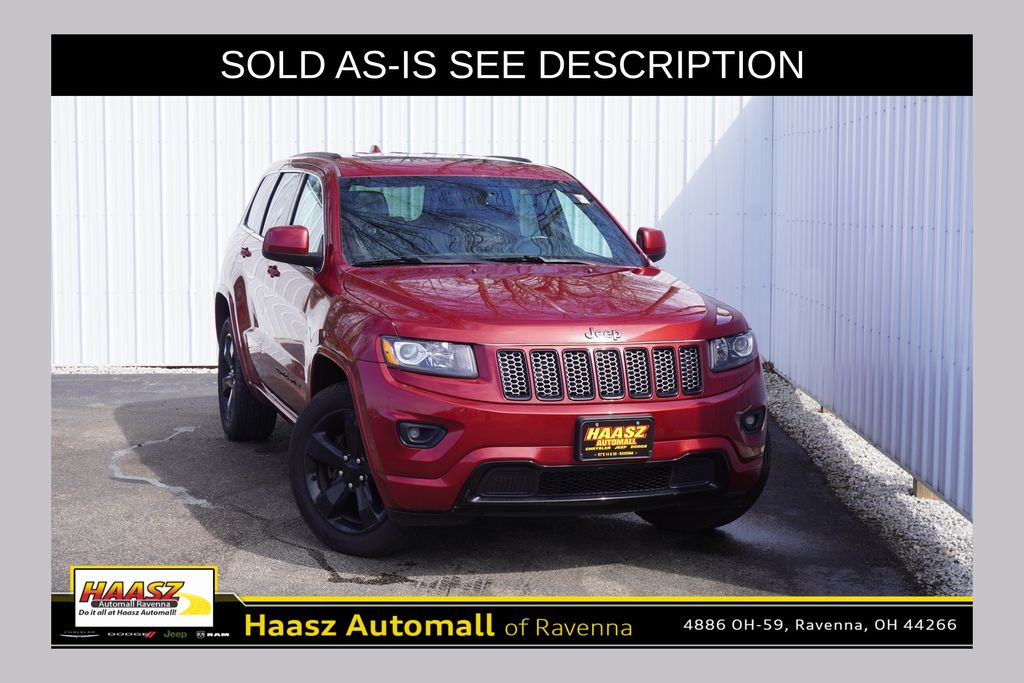 Deep Cherry Red Crystal Pearlcoat 2015 Jeep Grand Cherokee Altitude 4WD SUV / Crossover Four-Wheel Drive 8-Speed Automatic