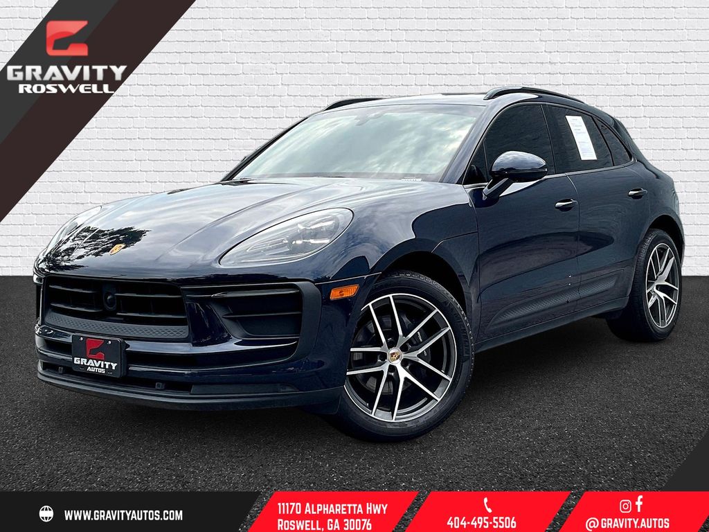 Night Blue Metallic 2023 Porsche Macan SUV / Crossover All-Wheel Drive 7-Speed Automatic