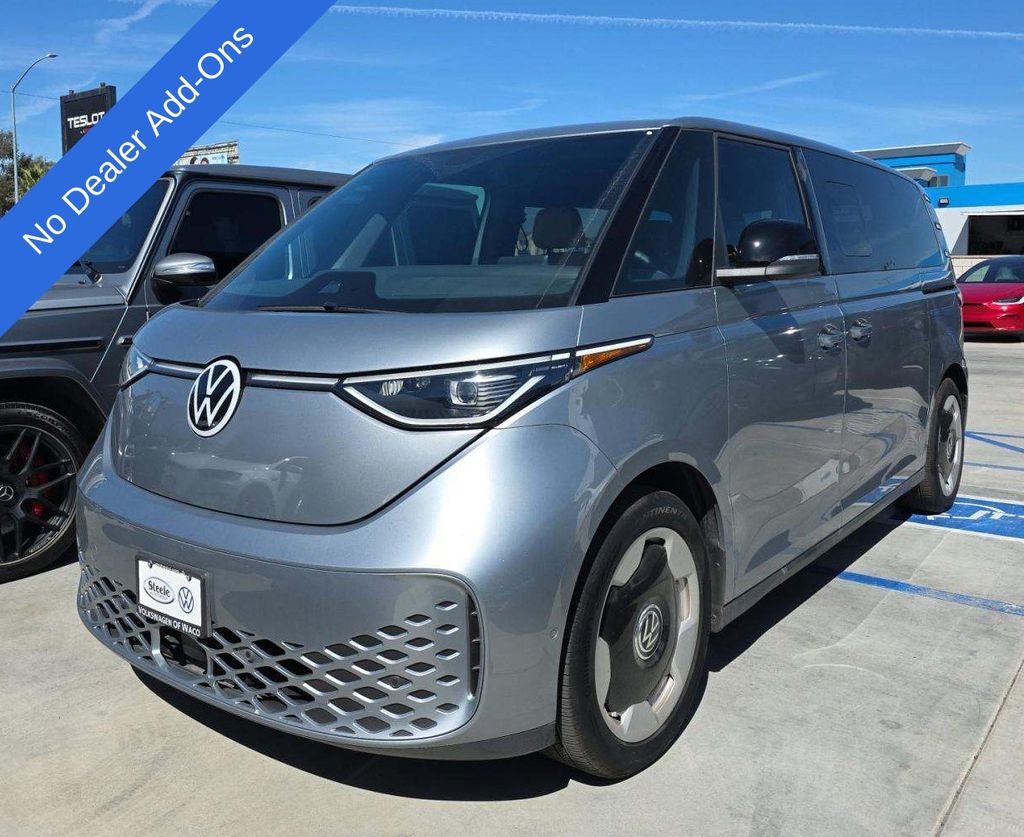 Gray 2025 Volkswagen ID.Buzz Pro S RWD Minivan Rear-Wheel Drive Automatic