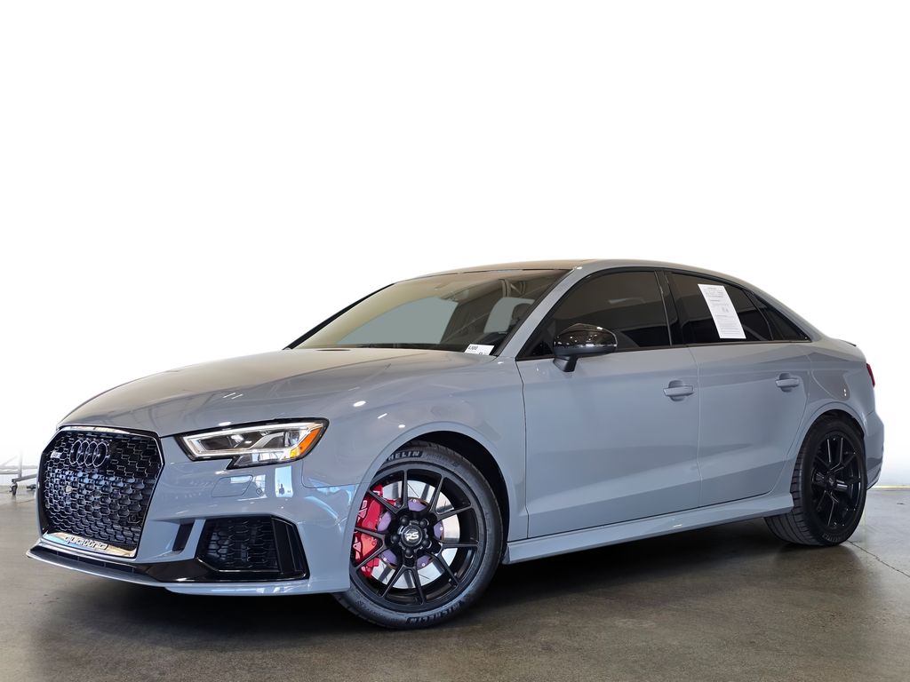 Nardo Gray 2018 Audi RS 3 Sedan All-Wheel Drive 7-Speed Automatic