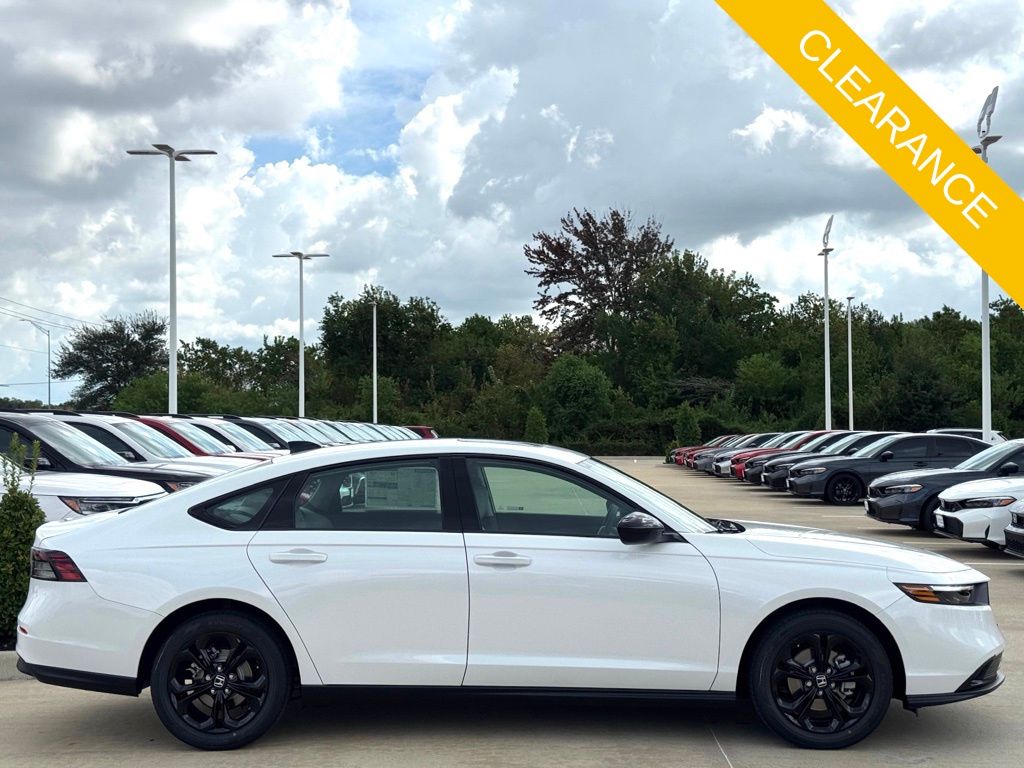 2025 Honda Accord SE White at Community Honda