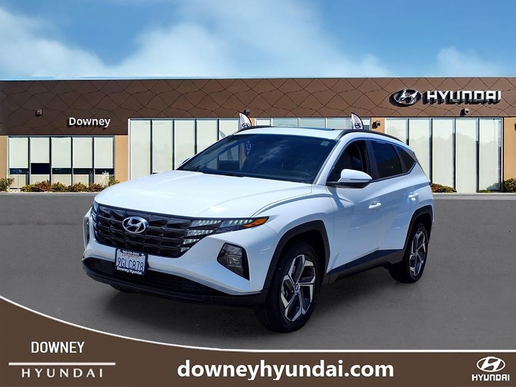 Serenity White Pearl 2023 Hyundai Tucson SEL AWD SUV / Crossover All-Wheel Drive 8-Speed Automatic