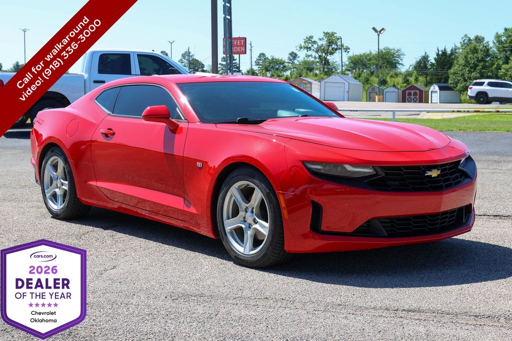 Red Hot 2019 Chevrolet Camaro 1LT Coupe RWD Coupe Rear-Wheel Drive 8-Speed Automatic