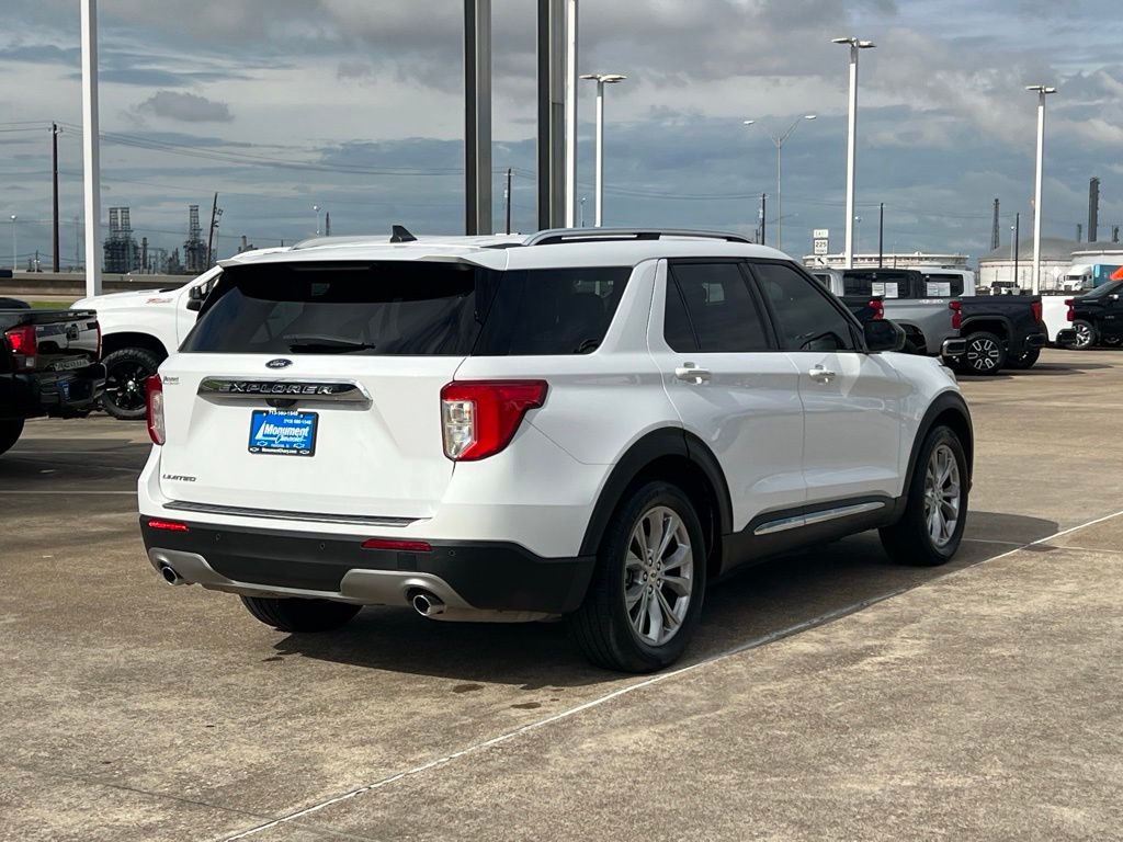 2022 Ford Explorer Limited White at Shottenkirk Kia Fort Bend