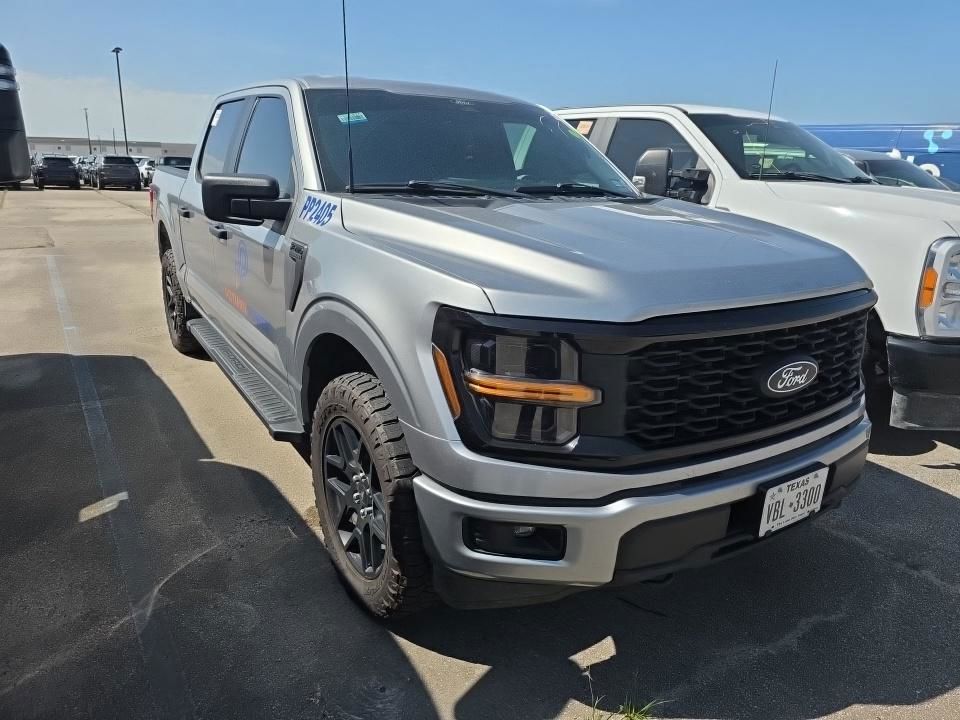 Silver Metallic 2024 Ford F-150 Pickup Truck Four-Wheel Drive Automatic