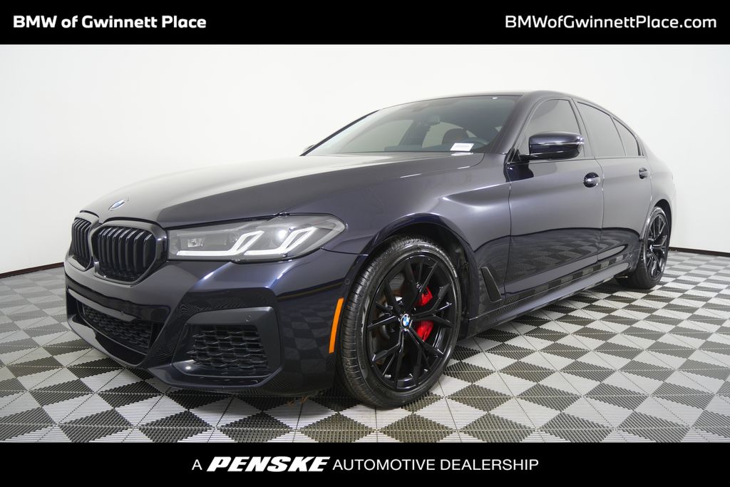 Carbon Black Metallic 2023 BMW 5 Series Sedan Rear-Wheel Drive 8-Speed Automatic