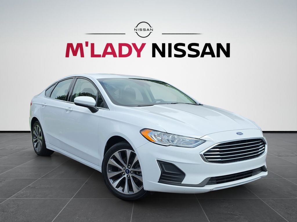 Oxford White 2020 Ford Fusion Sedan All-Wheel Drive 6-Speed Automatic